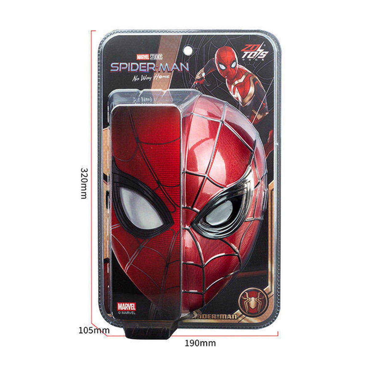 HiPlay 中動玩具（ZD Toys） スパイダーマン 子供用マスク アクセサリー 付属品