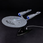 HIYA REPLICAartシリーズ スター・トレック2009 U.S.S.エンタープライズ NCC-1701 発光仕様完成品モデル 塗装済み完成品フィギュア
