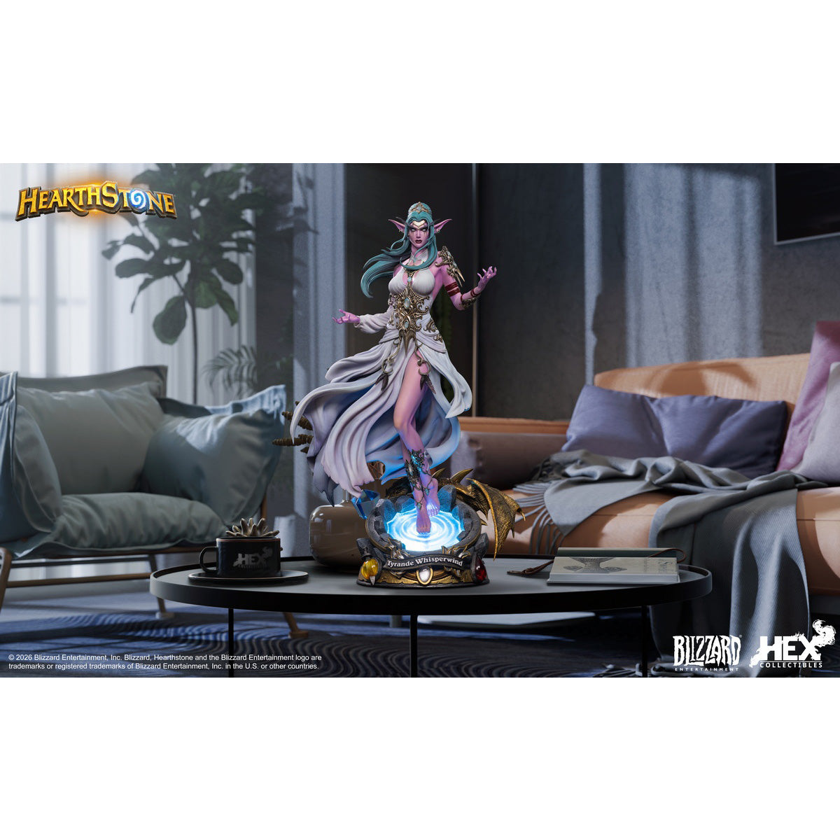 HiPlay HEX Collectibles 1/6 ブリザード・エンターテイメント ハースストーン ティランデ・ウィスパーウィンド HEXHS11 塗装済み完成品フィギュア