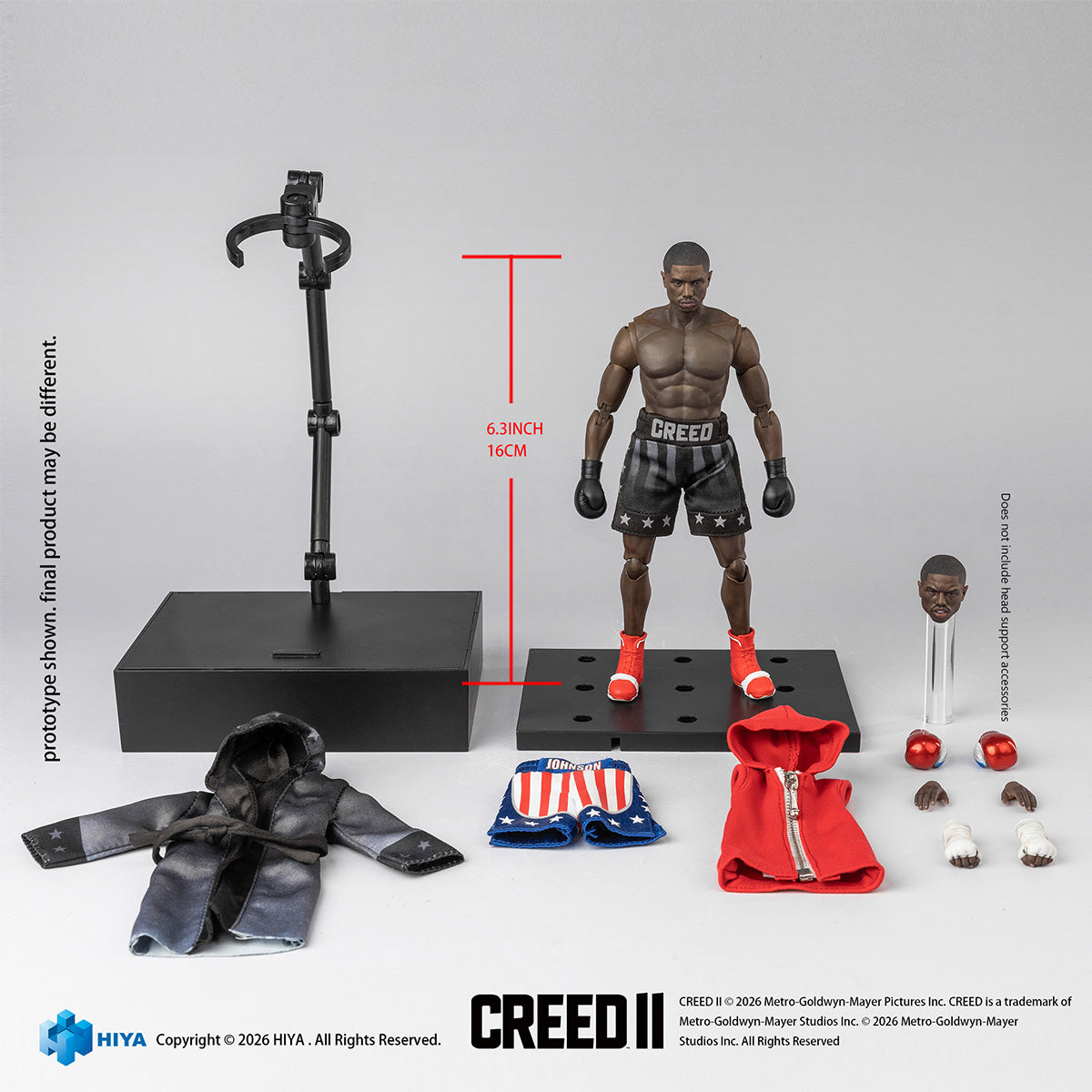 HiPlay HIYATOYS 1/12 クリード 炎の宿敵 アドニス・クリード ESC0408 可動フィギュア 塗装済み 完成品 アクションフィギュア