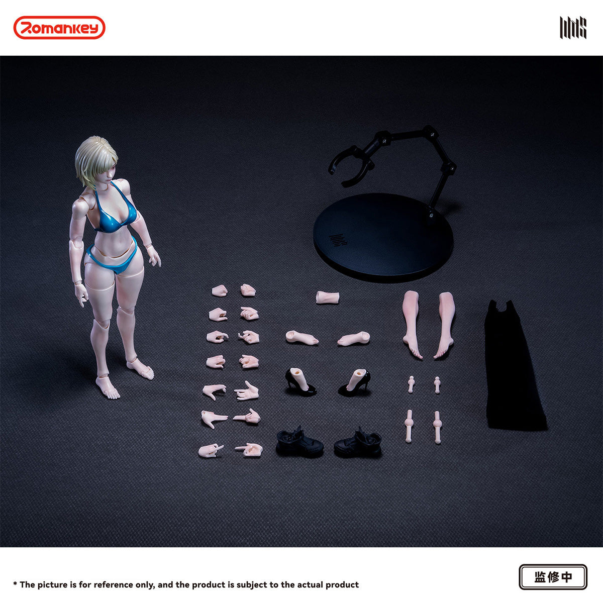 Romankey 1/12 女性 素体 関節素体 ミア 限定塗装版 UMS004 可動フィギュア 塗装済み 完成品 ボディ