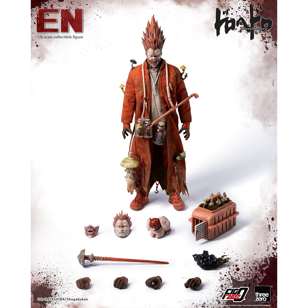 HiPlay Three zero 1/6 ドロヘドロ En 煙 3Z08770W0 可動フィギュア 塗装済み 完成品 アクションフィギュア
