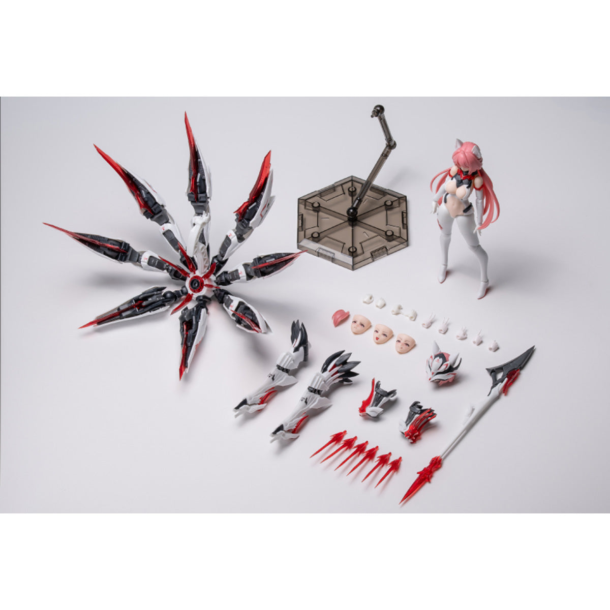 HiPlay ソースキル SOSKILL × 御模道 1/12 九尾の狐・妲己 色分け済みプラモデル 組み立てキット 美少女