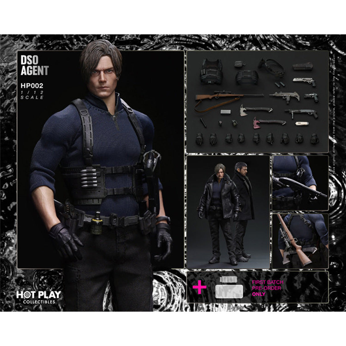HiPlay HOT PLAY 1/12スケール 『バイオハザード』 レオン DSOエージェント HP002 可動フィギュア 塗装済み 完成品 アクションフィギュア