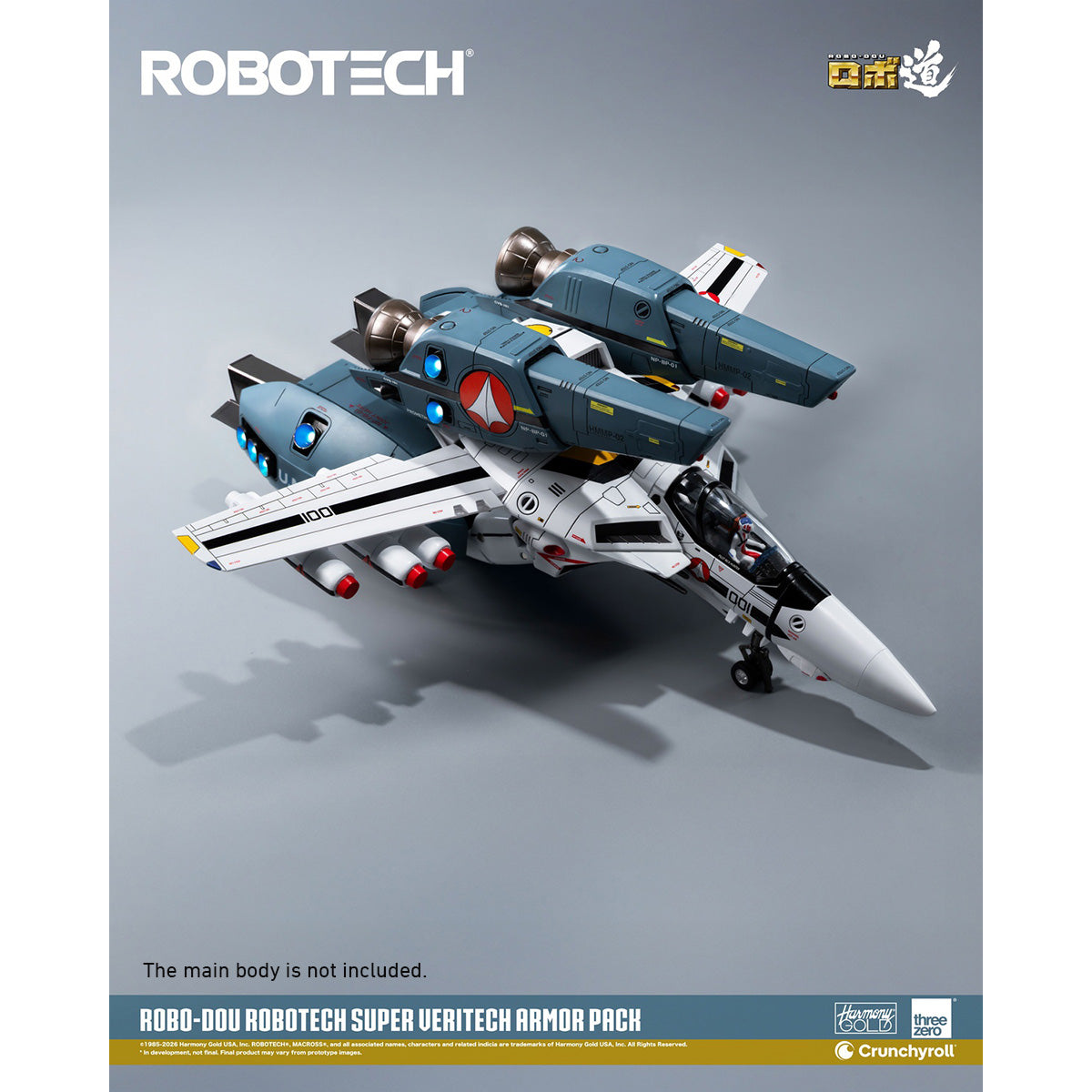 HiPlay Threezero ロボ道 超時空要塞マクロス スーパー・ベリテック アーマーパック 3Z10720W0 色分け済みプラモデル 組み立てキット