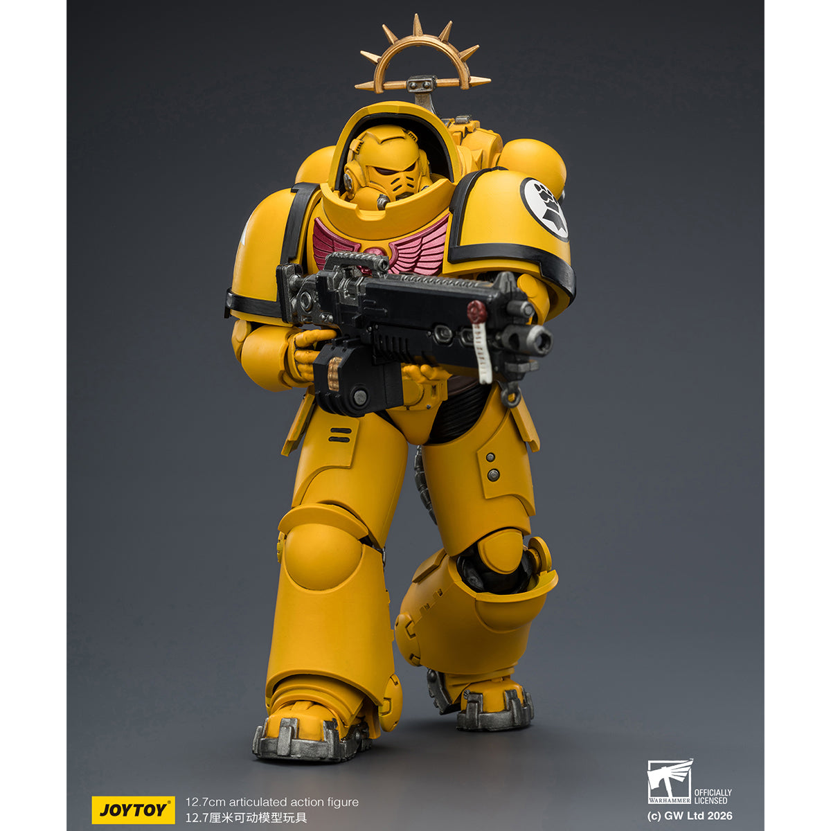 HiPlay JOYTOY 1/18 ウォーハンマー40,000（ゲーム版）ヘヴィ・インターセッサー  ヘヴィ・ボルトライフル＆ボルトピストル装備 可動フィギュア 塗装済み 完成品