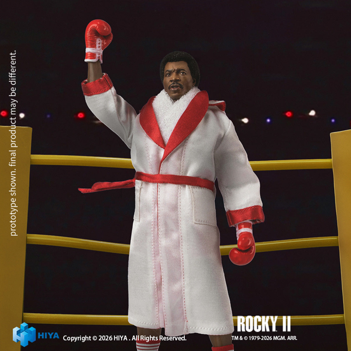 HIYA 1/12 ロッキー 2 アポロ・クリード ESR0194 アクションフィギュア 塗装済み 完成品
