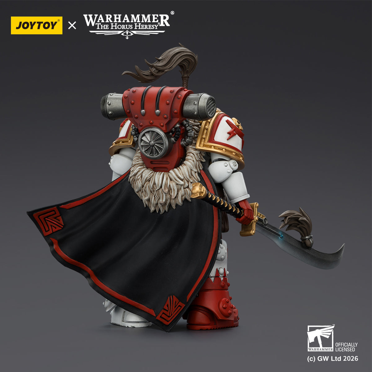 JOYTOY 1/18 ホワイトスカー軍団 ヒブ・カーン、贖罪者（“ブレス・オブ・ザ・ストーム”パワーソード装備） JT03783
