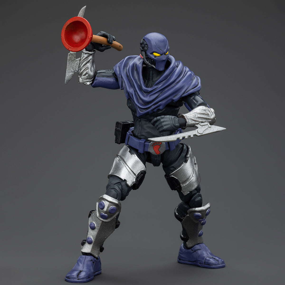 HiPlay JOYTOY TMNT 忍者タートルズ - フットソルジャーA JT00164 & フットソルジャーB JT00171 1/18 可動フィギュア 塗装済み 完成品