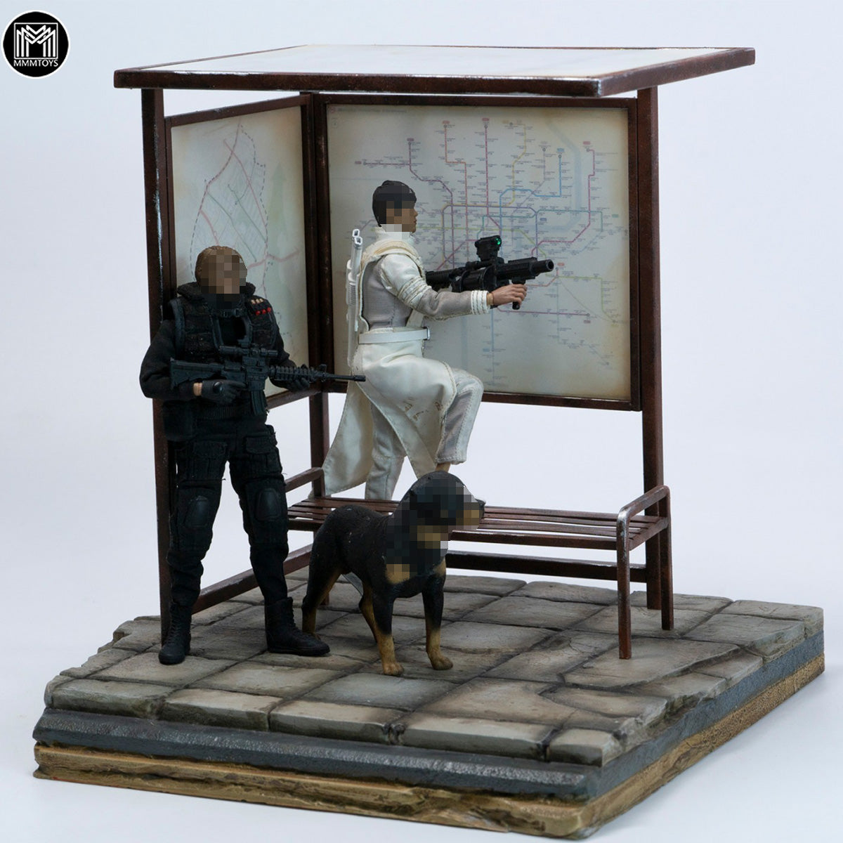 MMMTOYS 1/12 バス停 M2624