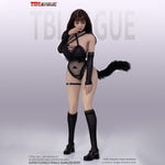 キャットガール プラチナ 女性 シームレス素体 ヘッド付き 足取れる