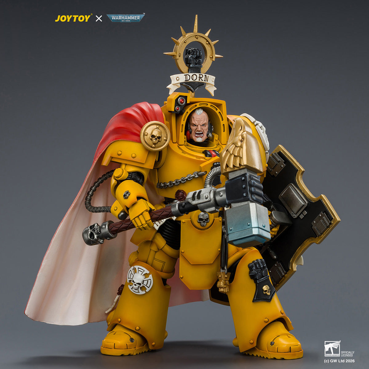 JOYTOY 1/18 インペリアル・フィスト ダーナス・ライサンダー（サンダーハンマー＆ストームシールド装備） JT04896