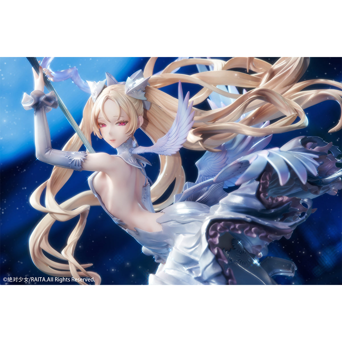 HiPlay Hobby sakura 1/7 絶対純白魔法少女 RAITA 佐々木琴音 塗装済み完成品フィギュア 美少女