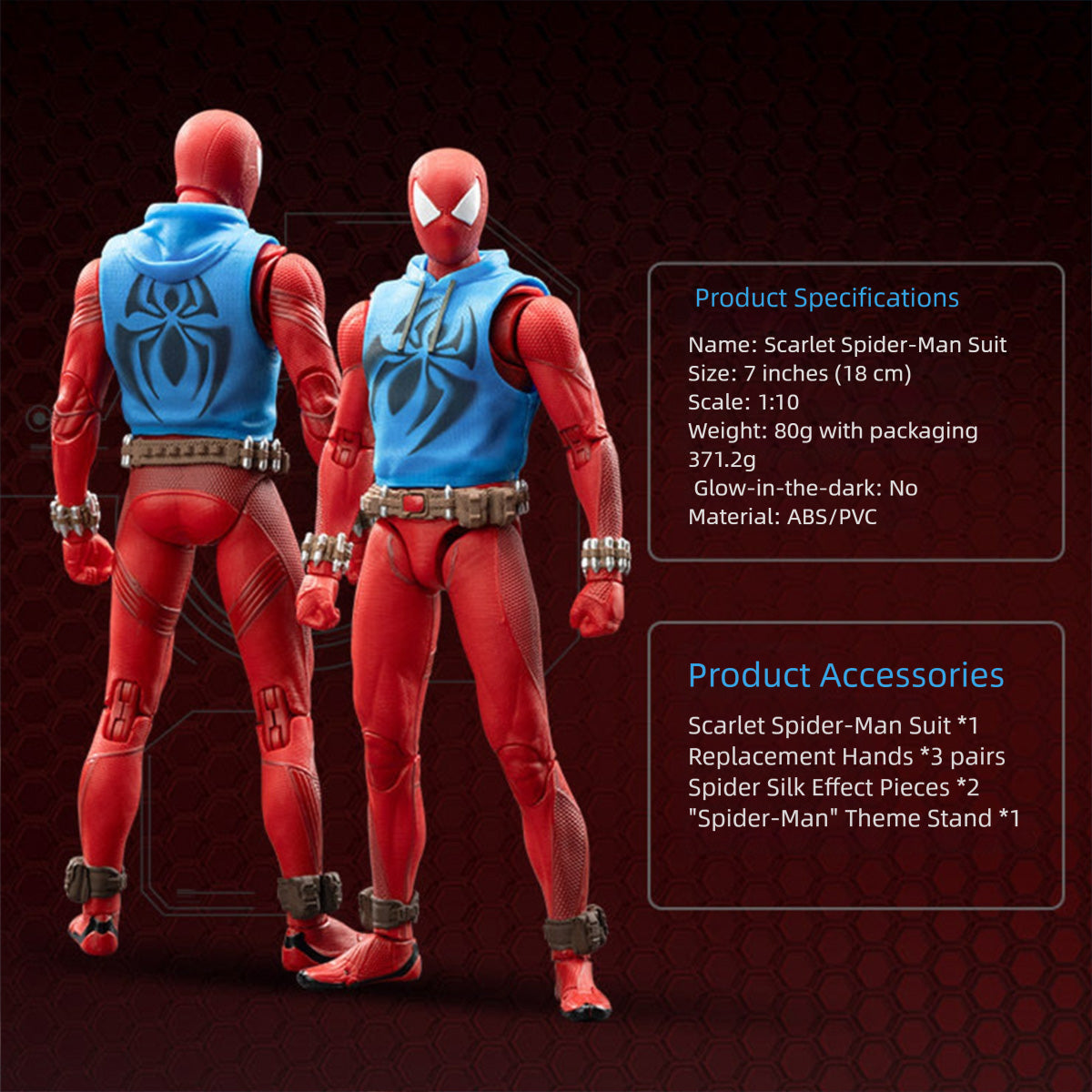 ZDTOYS 1/10 スパイダーマン 1950