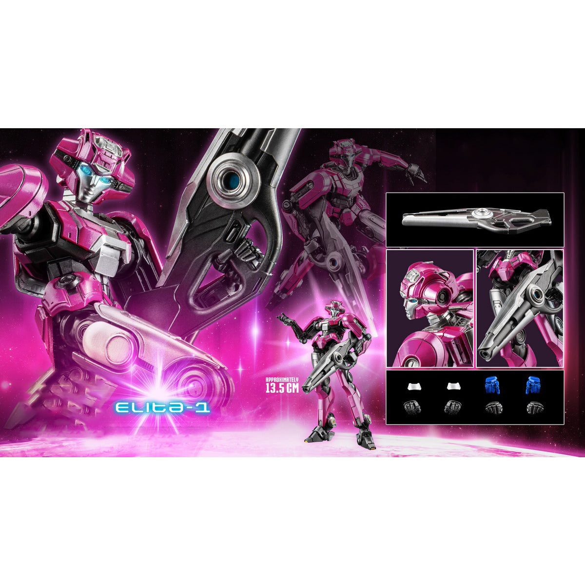HiPlay Threezero 「トランスフォーマー One」 バンブルビー & エリータ & オプティマスプライム & メガトロン MDLX級 可動フィギュア 塗装済み 完成品 ABS/合金/PVC製