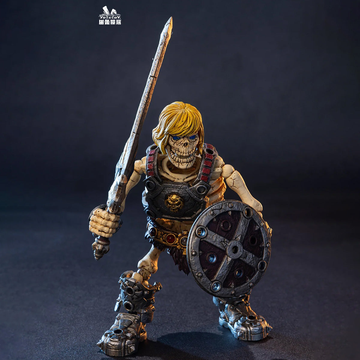 幽兎モデル 1/12 骸骨狂戦士 YTSS-004 可動フィギュア 塗装済み 完成品