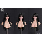 XG Toys 1/6 アジア美女 ヘッド 可動眼 ドール用 頭 塗装済み