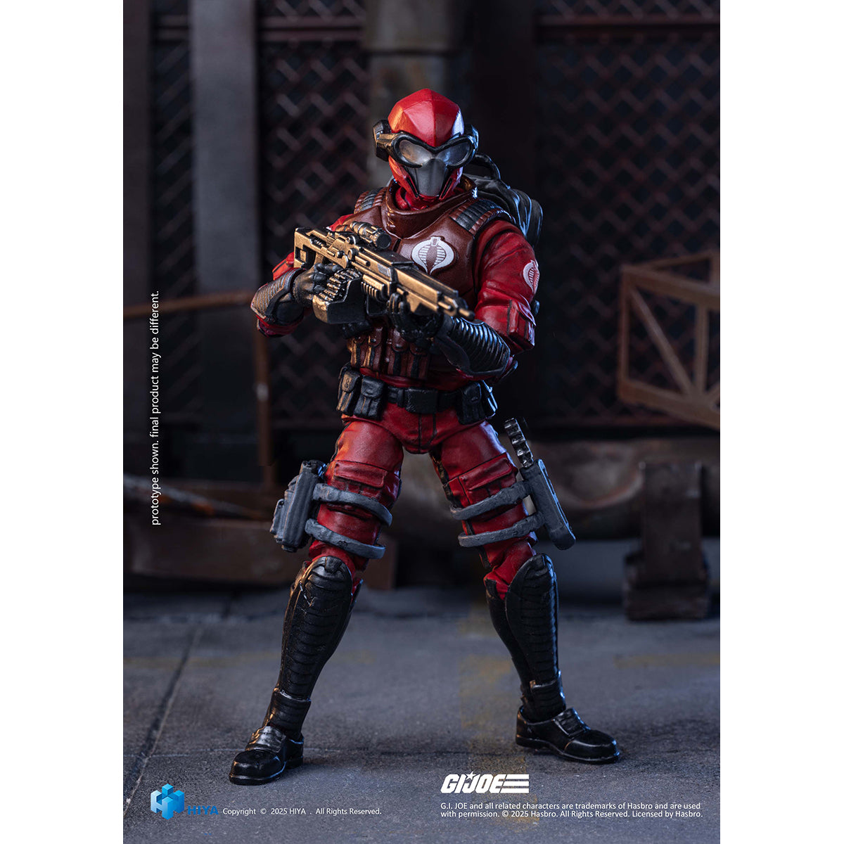 HIYA 1/18 特種部隊 深紅コブラ EMG0461 アクションフィギュア 塗装済み 完成品