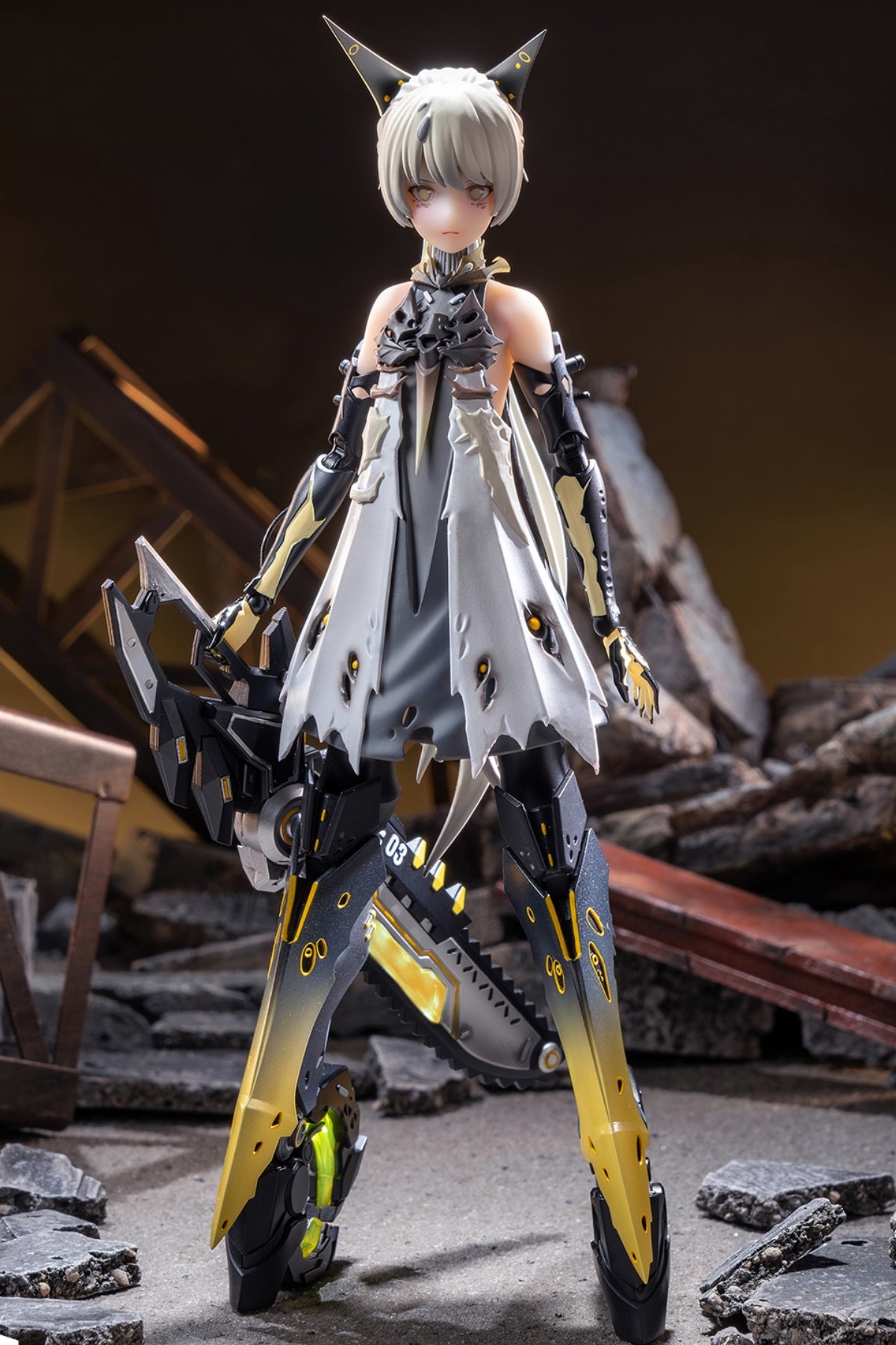 HiPlay AniMester 1/9 核金重构 戦双パーミッシュ  七実・パルス  輝きの流星 可動 アクション フィギュア アクセサリー フルセット 美少女