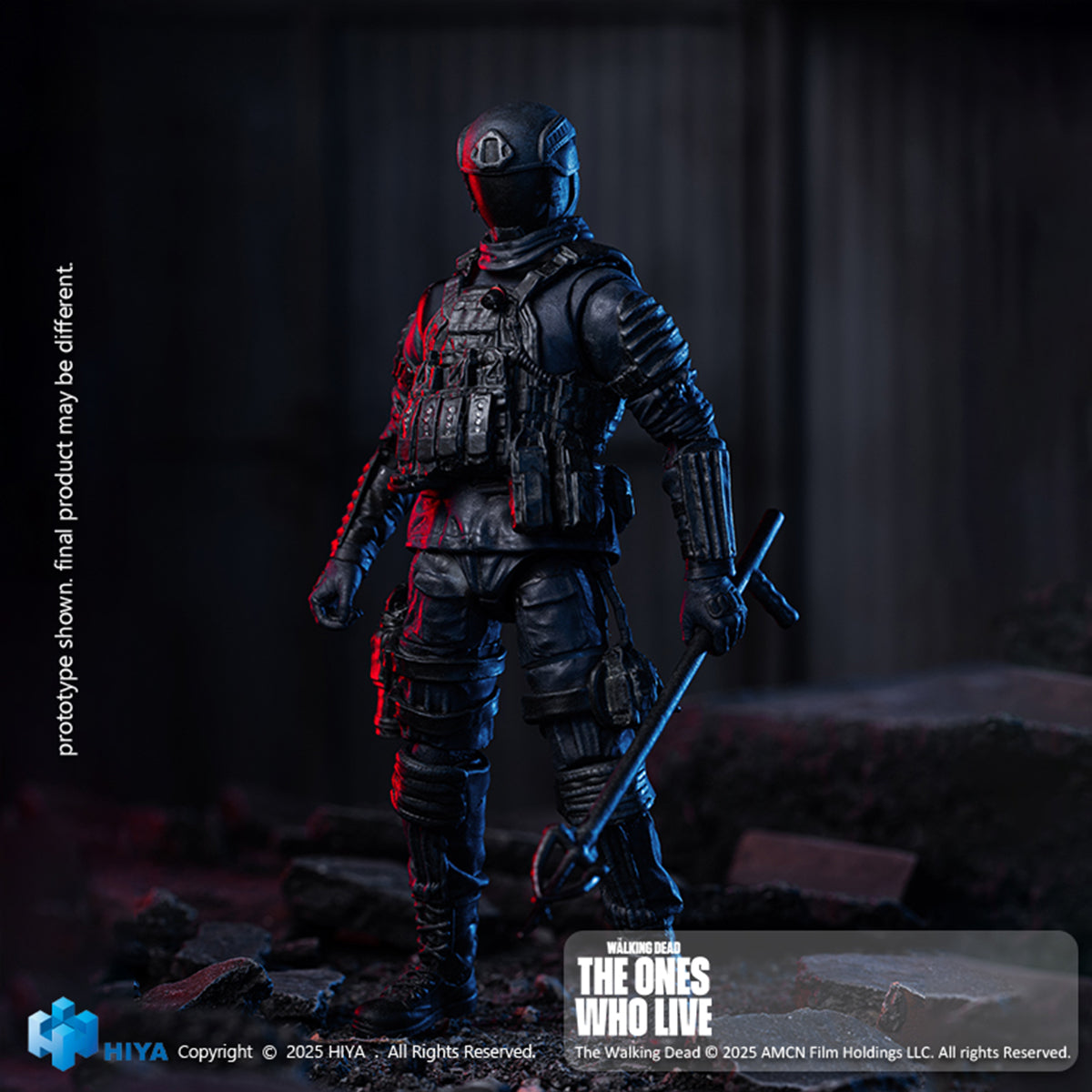 HIYA 1/18 ウォーキング・デッド サバイバー CRM兵士 EMW0435 アクションフィギュア 塗装済み 完成品