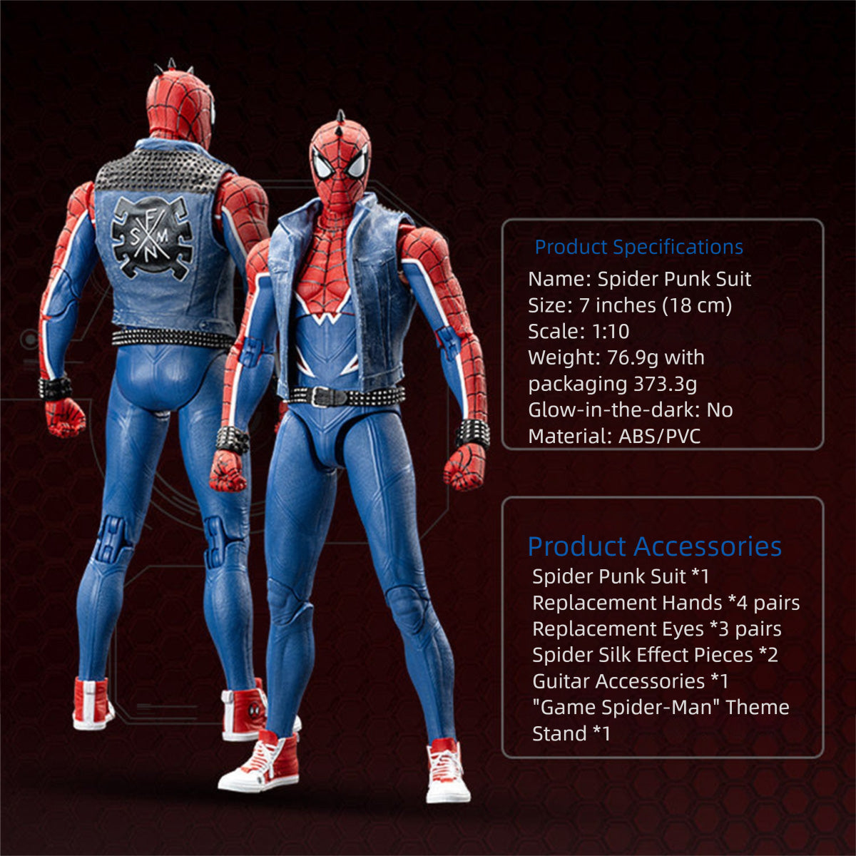 ZDTOYS 1/10 スパイダーマン 1950