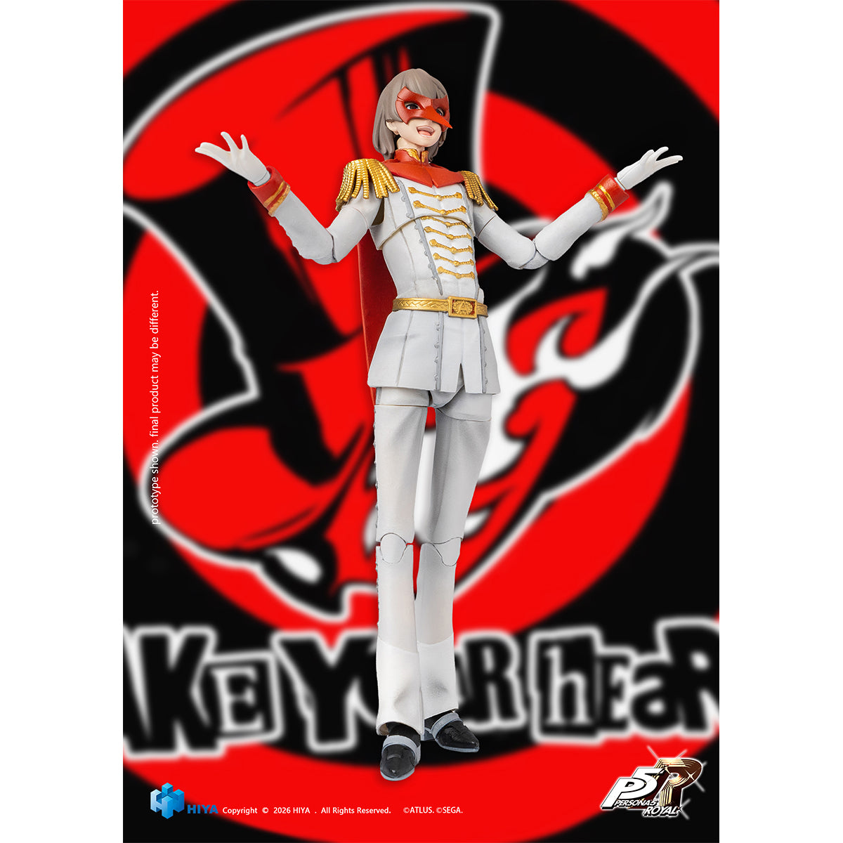 HIYA 1/12 Exquisite Basic シリーズ ペルソナ 5 ザ・ロイヤル クロウ Crow EBP0379 アクションフィギュア 塗装済み 完成品