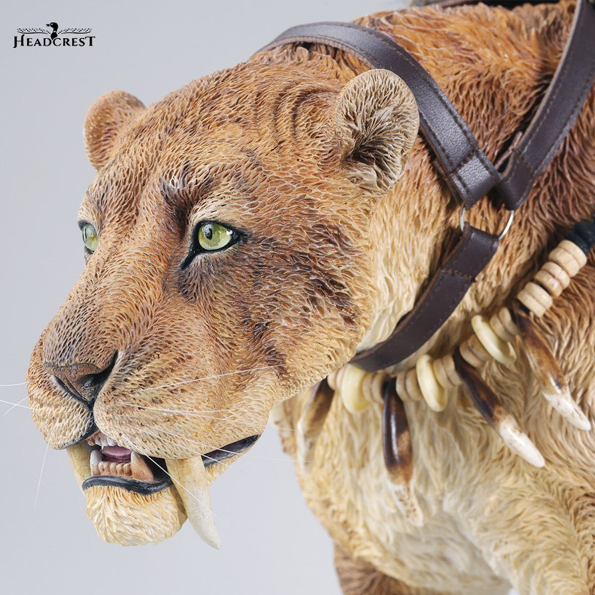 HiPlay HEADCREST 遠古の剣歯虎 H2603 塗装済み完成品フィギュア 動物スタチュー