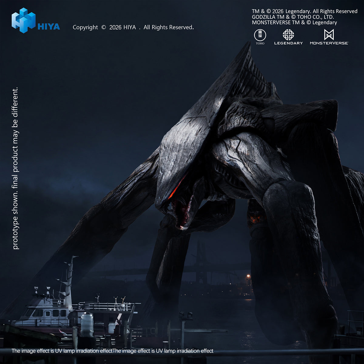 HiPlay HIYA ゴジラ 2014 ムートー オス・メス 2体セット EBG0240 可動フィギュア 塗装済み 完成品 モンスター