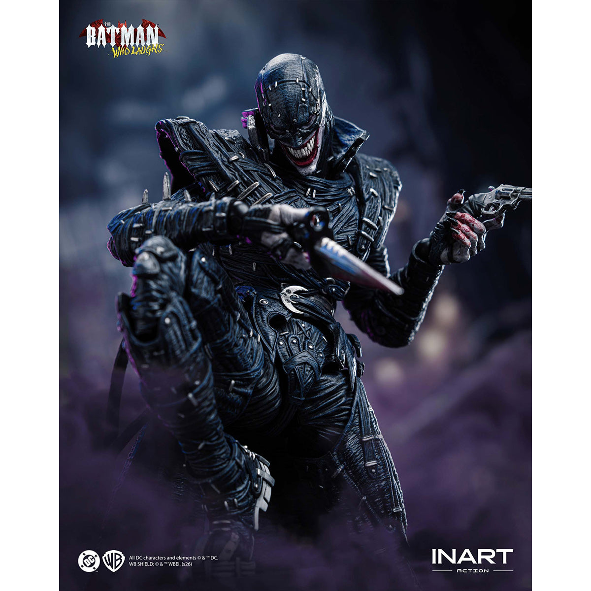 HiPlay INART ダークナイツ：メタル バットマン・フー・ラフズ MAG C0002 可動フィギュア 塗装済み 完成品 アクションフィギュア