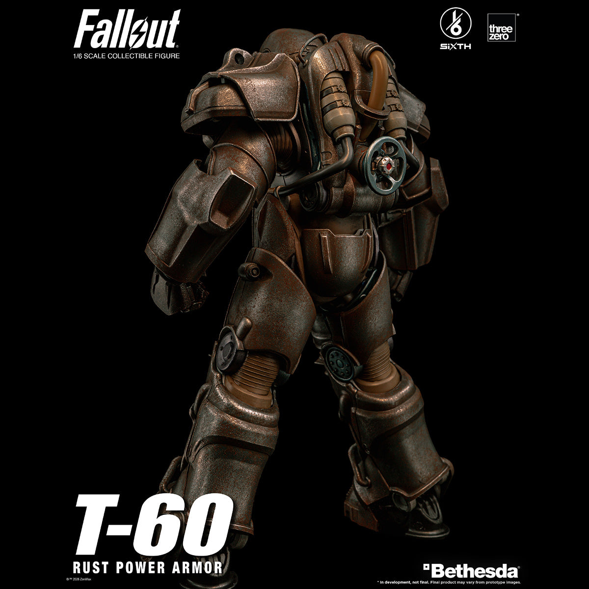 Threezero 1/6 フォールアウト T-60 パワーアーマー（錆びた塗装版） 3Z10050W0
