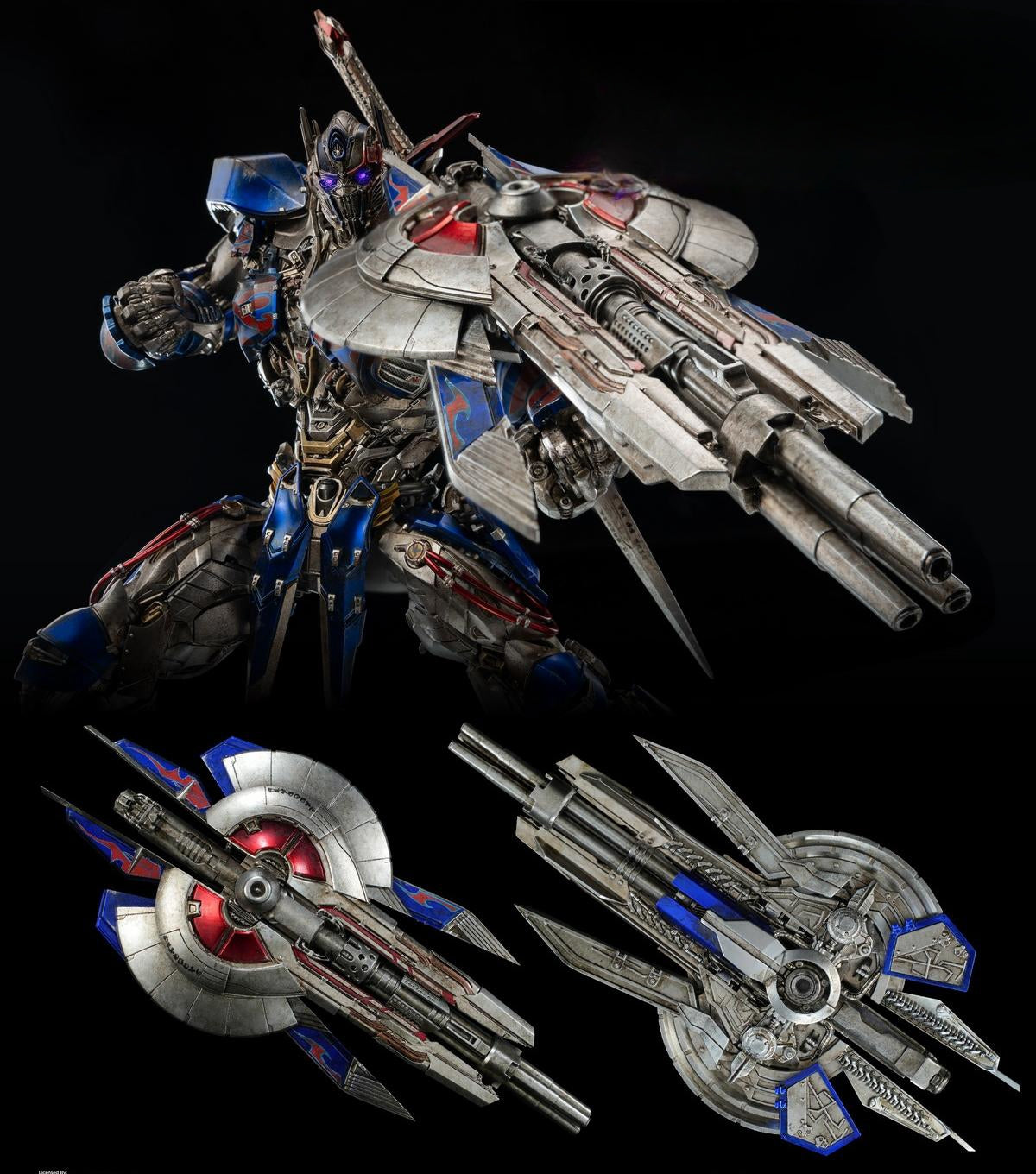 HiPlay Threezero オートボット 最後の騎士  DLX版 オプティマス 3Z05790W0 可動 アクション フィギュア アクセサリー フルセット