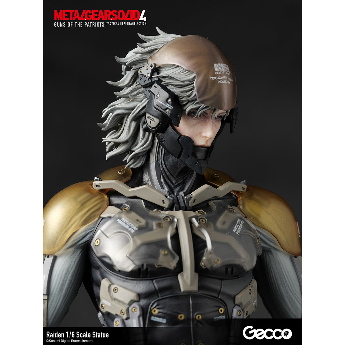 HiPlay Gecco 1/6 GEAR SOLID 4 GUNS OF THE PATRIOTS 雷電 46738GC 塗装済み完成品フィギュア