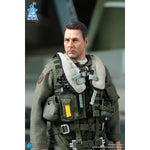 HiPlay DID 1/12 アメリカ海軍戦闘機兵器学校 教官 F/A-18E パイロット ミッチェル大尉 XM80031 可動フィギュア 塗装済み 完成品 アクションフィギュア