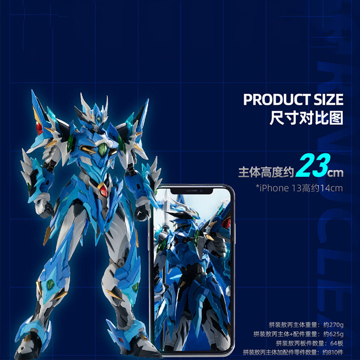 HiPlay 摩動核 MOTOR NUCLEAR 敖丙 ゴウボン MNP-XH03 色分け済みプラモデル 組み立てキット