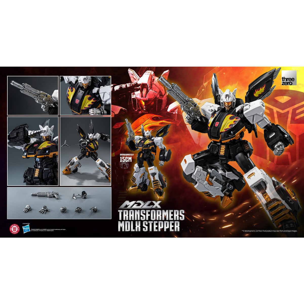 HiPlay Threezero トランスフォーマー MDLX ステッパー 3Z10810W0 可動フィギュア 塗装済み 完成品