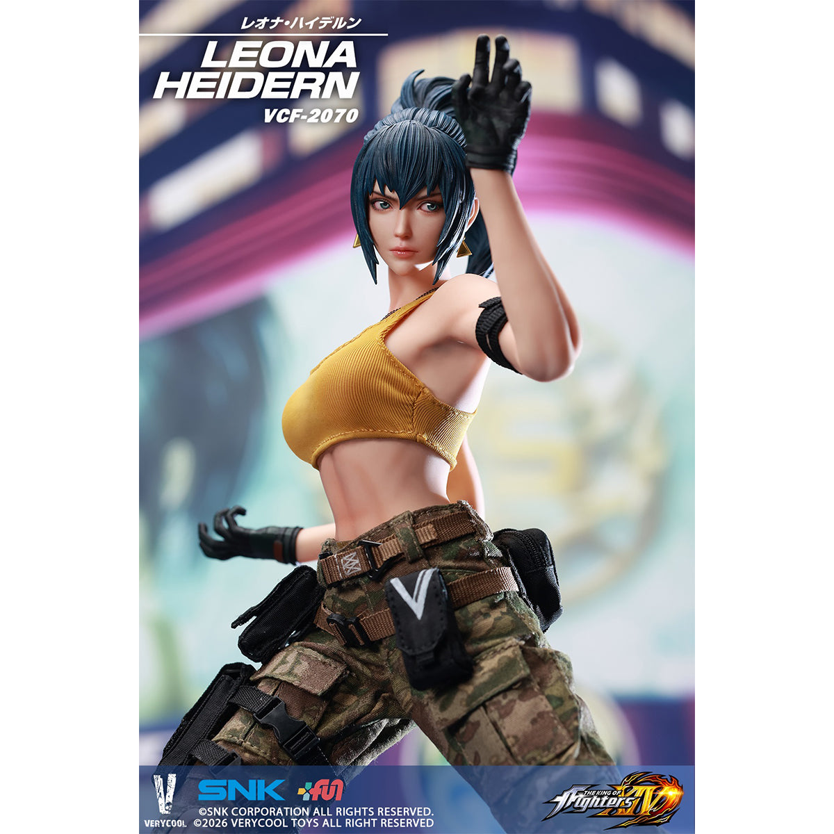 HiPlay VERYCOOL 1/6 THE KING OF FIGHTERS XIV レオナ・ハイデルン SNK VCF-2070 可動フィギュア 塗装済み 完成品 アクションフィギュア