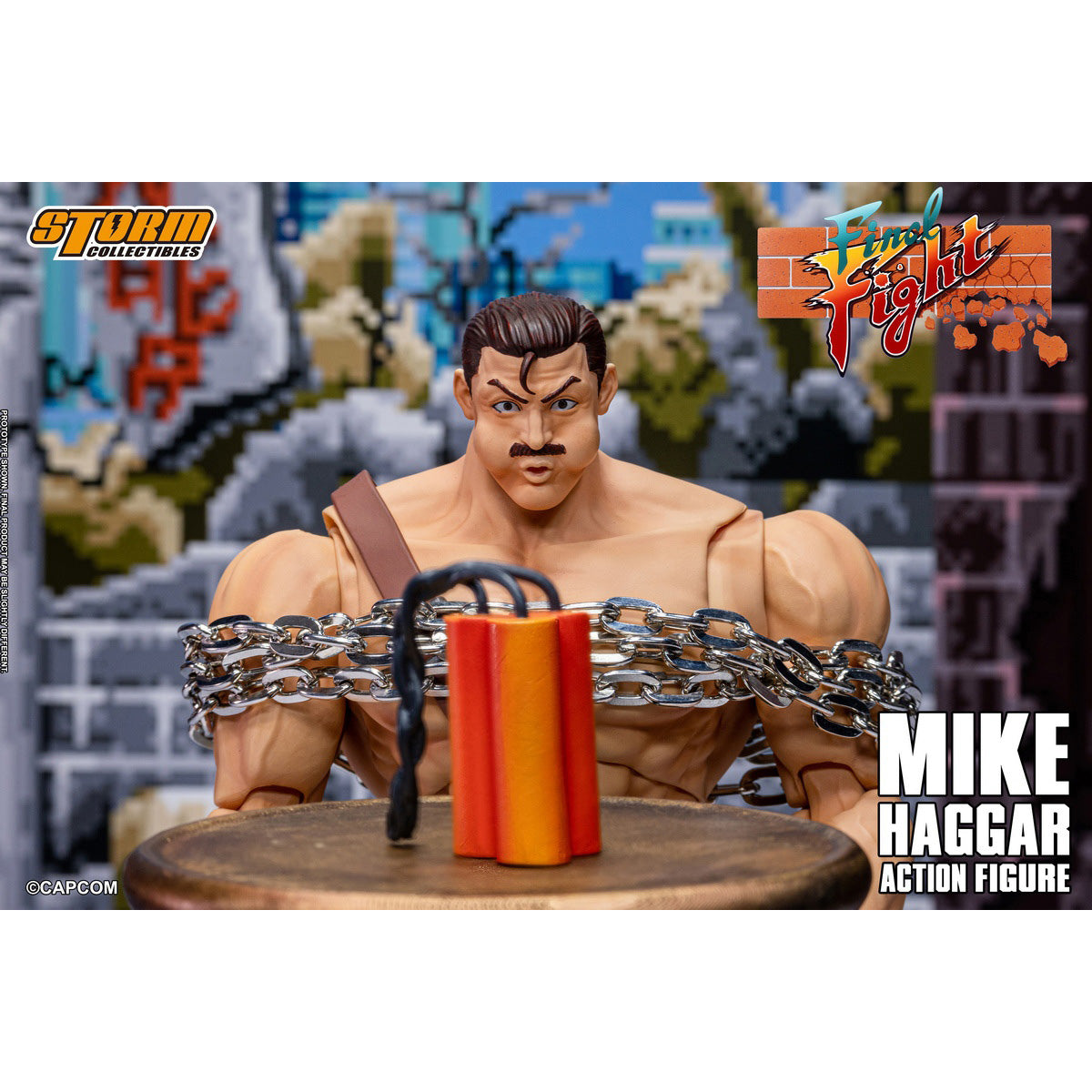 HiPlay Storm Collectibles ファイナルファイト マイク・ハガー CAFF01 アクションフィギュア 可動フィギュア 塗装済み 完成品