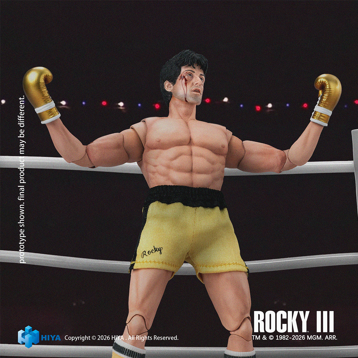 HiPlay HIYA 1/12 ロッキー・バルボア ボクサー版 ESR0215 可動フィギュア 塗装済み 完成品 アクションフィギュア