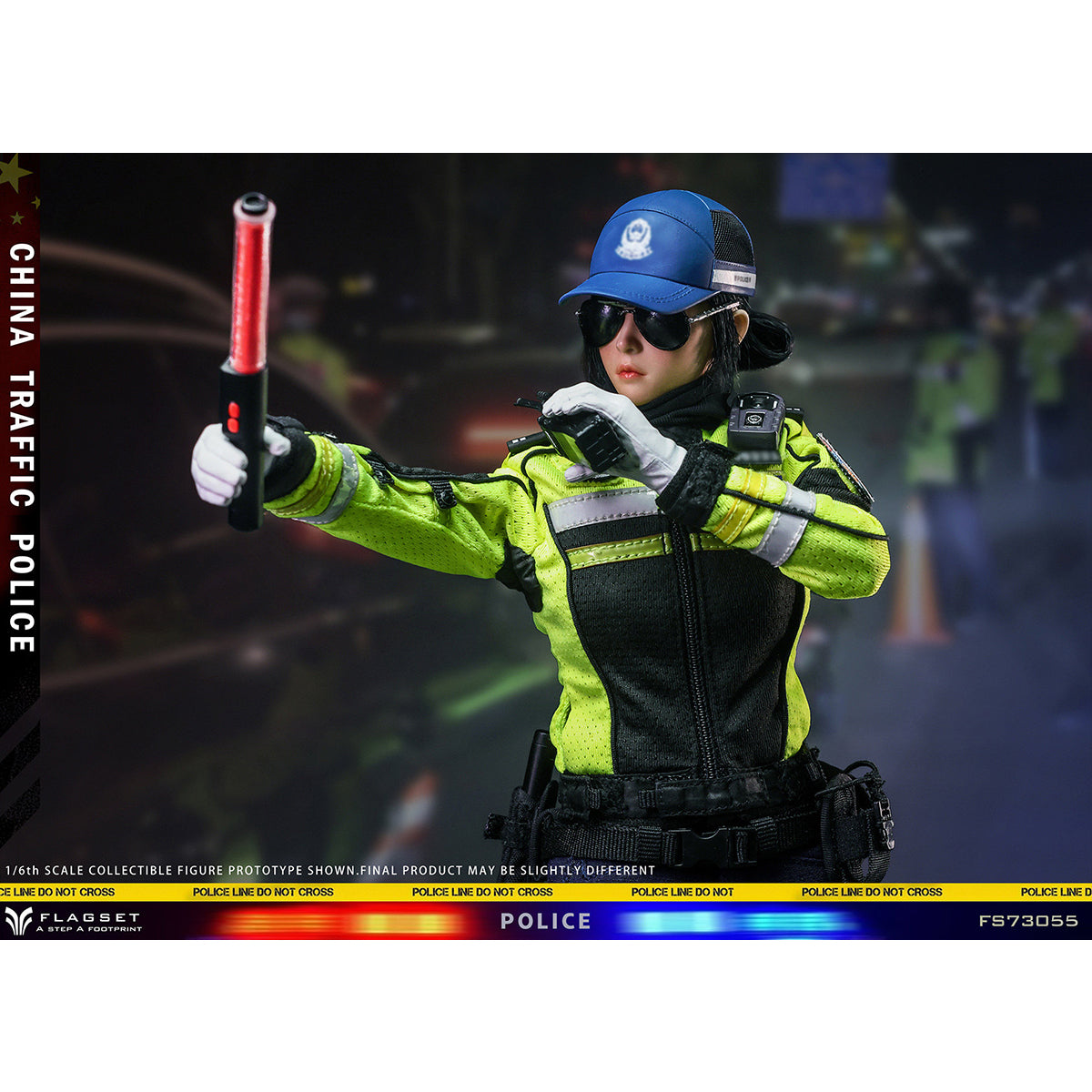 HiPlay FLAGSET 1/6 チャイナ・トラフィック・ポリス FS73055 可動フィギュア 塗装済み 完成品 アクションフィギュア