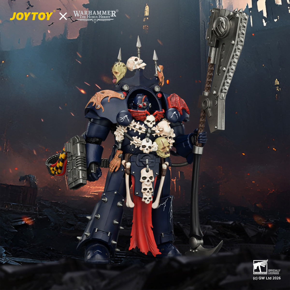 JOYTOY 1/18 ナイト・ロード タルタロス・ターミネーター・アーマー装備プレトール JT04384 可動フィギュア 塗装済み 完成品