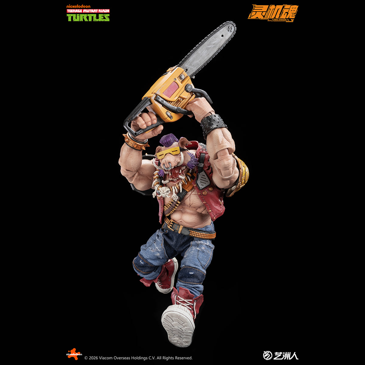HiPlay 霊機魂 1/10 ビーバップ & ライノ ロックステディ 可動フィギュア 塗装済み 完成品