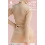 HiPlay Worldbox 1/6 ハイネック スリム ニットワンピース セット 女性 フィギュア用 服 洋服 セット 靴なし