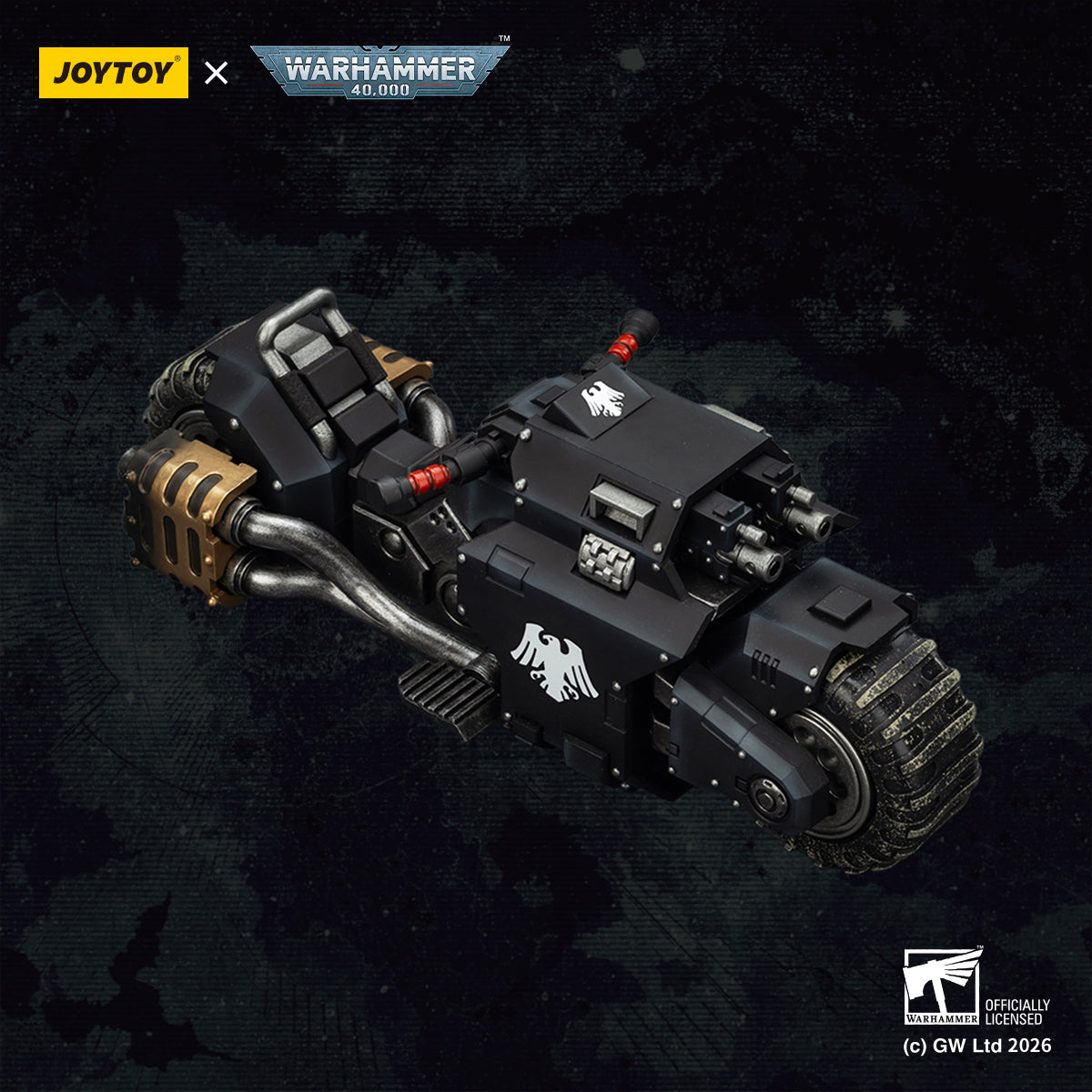 HiPlay JOYTOY 1/18 アウトライダー・バイク ツイン・ボルトライフル装備 可動フィギュア 塗装済み 完成品
