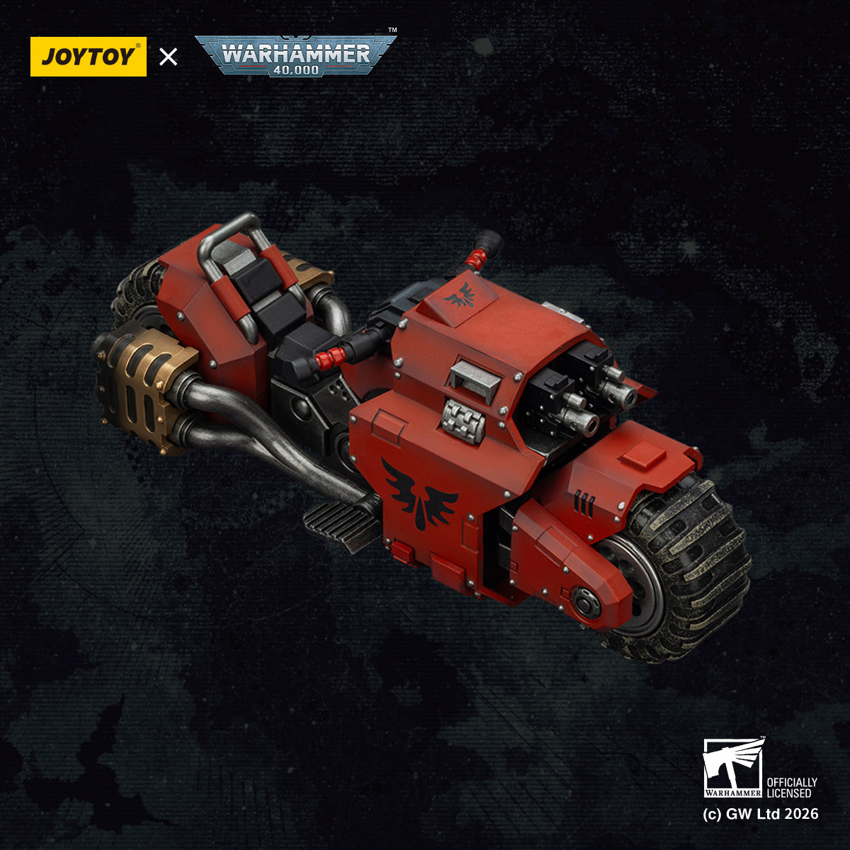 HiPlay JOYTOY 1/18 アウトライダー・バイク ツイン・ボルトライフル装備 可動フィギュア 塗装済み 完成品