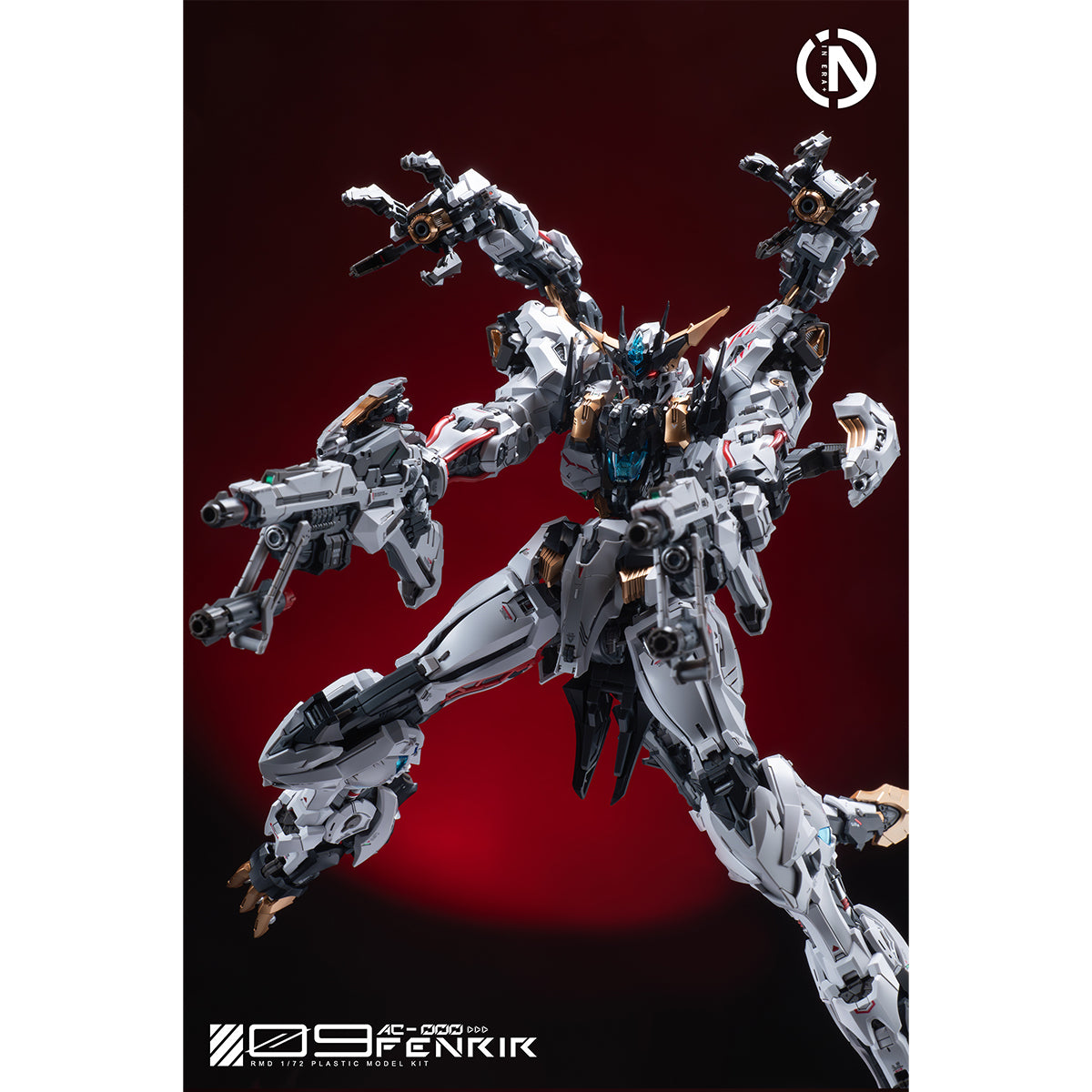 HiPlay 無限新星 INERA+ 芬里爾 フェンリル FENRIR FNR009 1/72 色分け済みプラモデル 組み立てキット