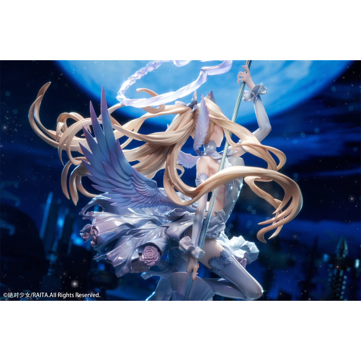 HiPlay Hobby sakura 1/7 絶対純白魔法少女 RAITA 佐々木琴音 塗装済み完成品フィギュア 美少女