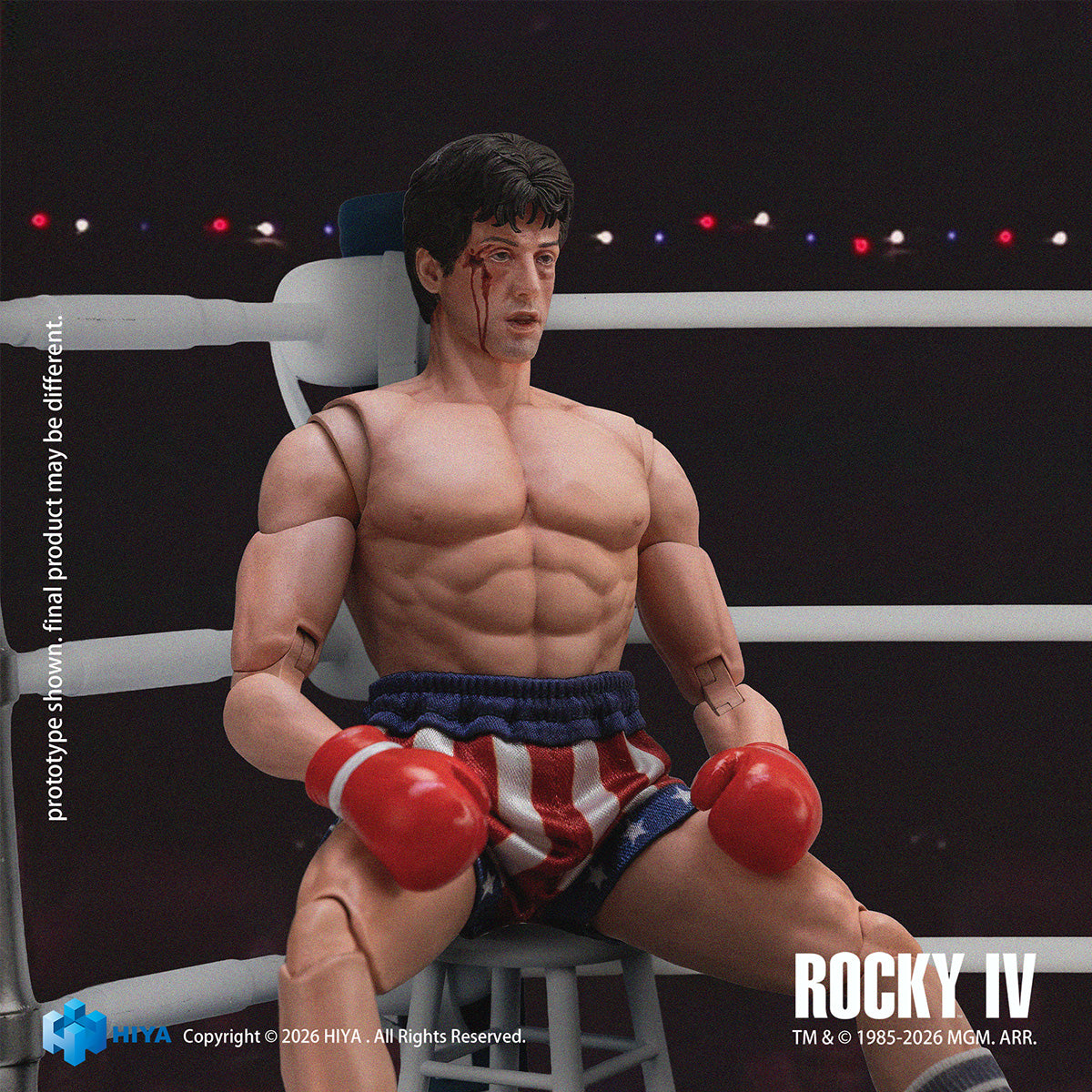 HiPlay HIYA 1/12 ロッキー4 ロッキー ボクサー版 ESR0222 可動フィギュア 塗装済み 完成品 アクションフィギュア