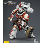 JOYTOY 1/18 ゲーム版 ホワイトスカー アサルト・インターセッサー・チャンピオン サンダーハンマーとボルトピストル装備 JT04407 可動フィギュア 塗装済み 完成品
