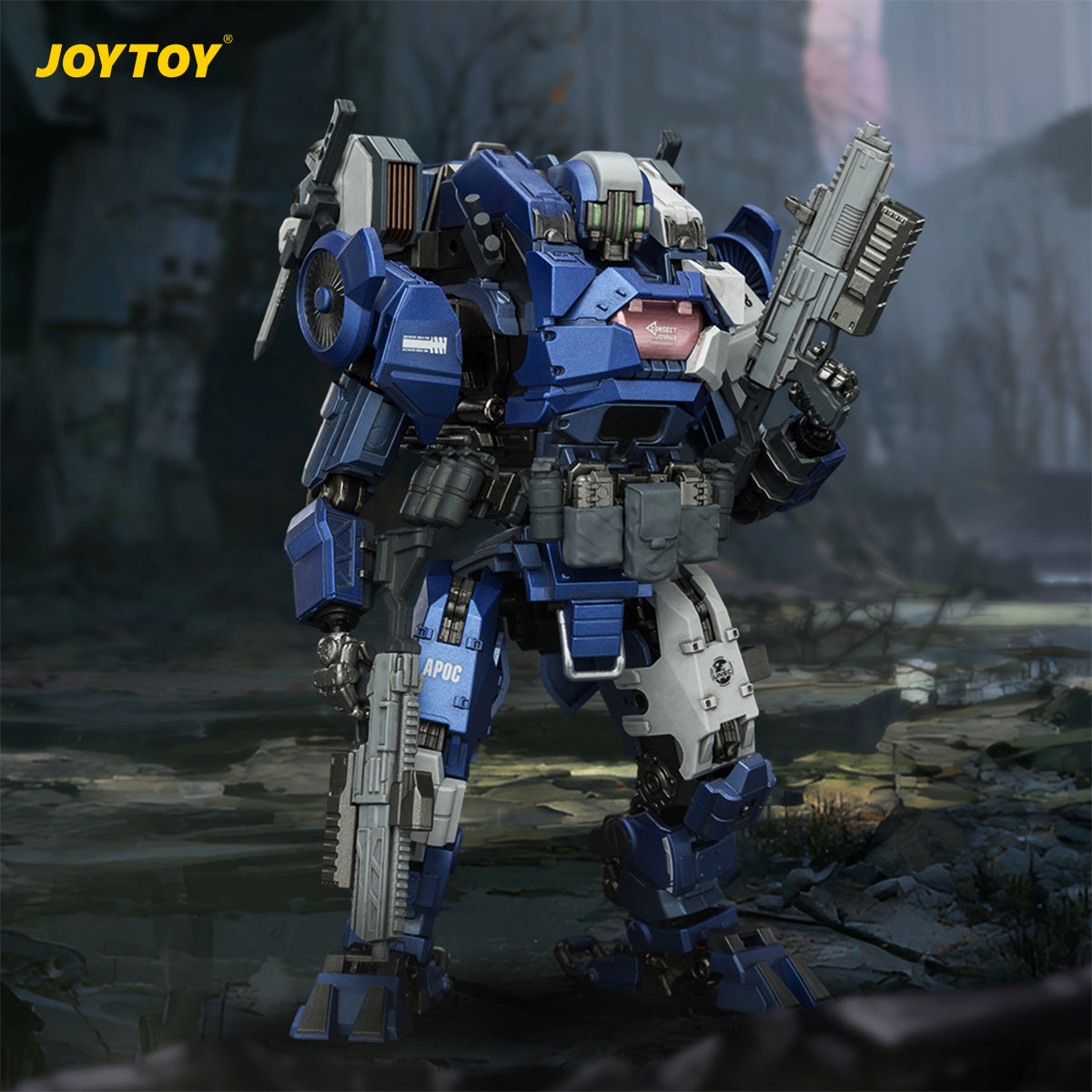 HiPlay JOYTOY 1/25 天啓シリーズ スマッシャー 高速強襲型メカ ＆ UNSC アサルター フィヨルド 可動フィギュア 塗装済み 完成品