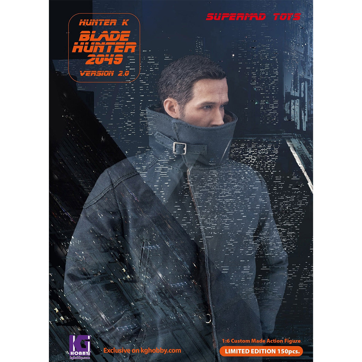 HiPlay SUPERMAD TOYS 1/6スケール 『ブレードランナー 2049』 エージェントK 2.0 可動フィギュア 塗装済み 完成品 アクションフィギュア